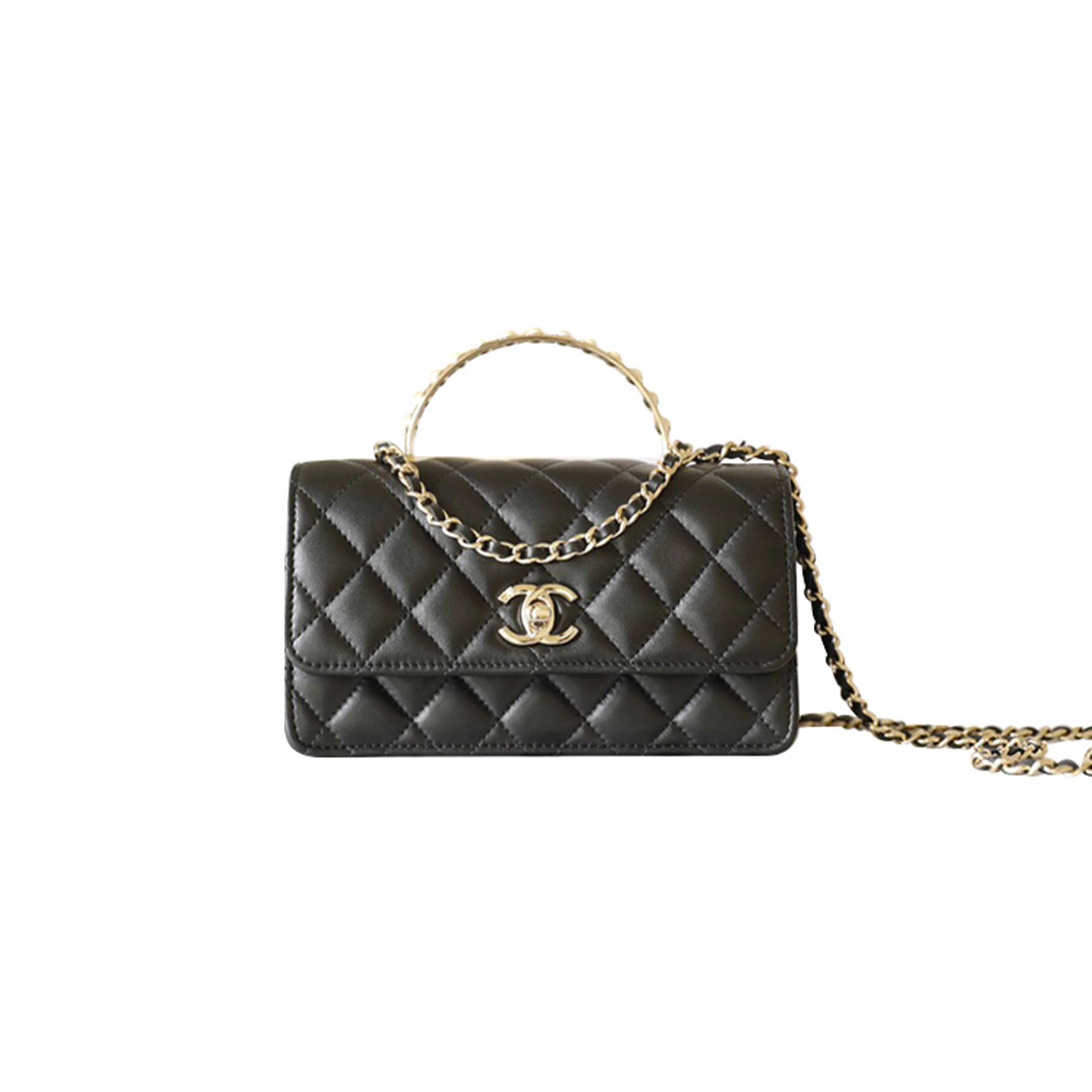 CHANEL MASTER 24S PEARL HANDLE ORGAN BAG AS2364 (18.5*11*5cm)